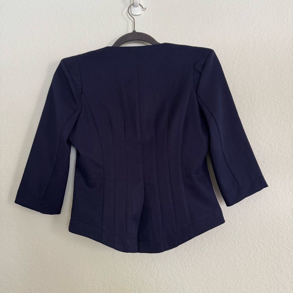 Navy Women's Blazer by Marc Angelo Size S - Picture 14 of 15